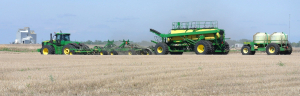 Volunteers seeded canola on June 1 on the 1/4 section west of Deloraine. This year, the money will be going to the airport project and Handy Van.