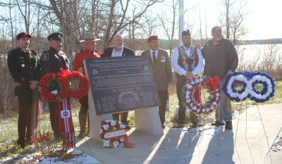 Turtle Mountain Métis unveil veterans monument