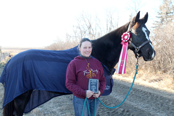 Alicia Dyck and Mia take a jump at a clinic in the summer of 2023. The pair, who have competed together for many years, were named Manitoba Horse Trials 2023 EV 85 Champions last month. This was the first year they competed with the organization, although both have plenty of experience in equine events.