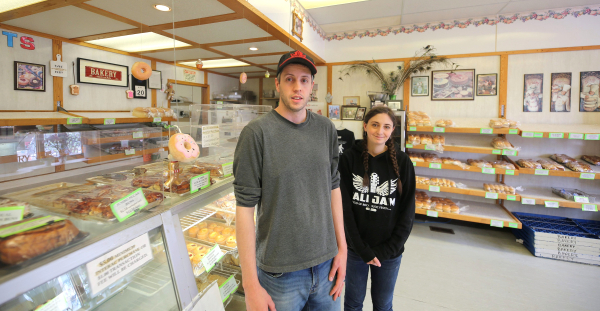 Minary siblings Cody and Kendra, along with brother Adam, recently reopened the Minary Homestyle Bakery in Souris. The three worked there with their parents Darwyn and Cindy, who both passed away this spring. The Minary family is keeping this Souris landmark open, something a part of their lives for so many years.					   	    