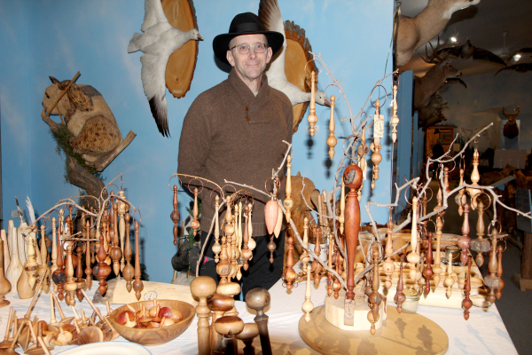 David Smith casts a spell with Wooden Incantations