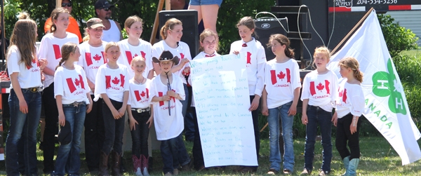 Canada's 150th celebrated at 4-H Rally