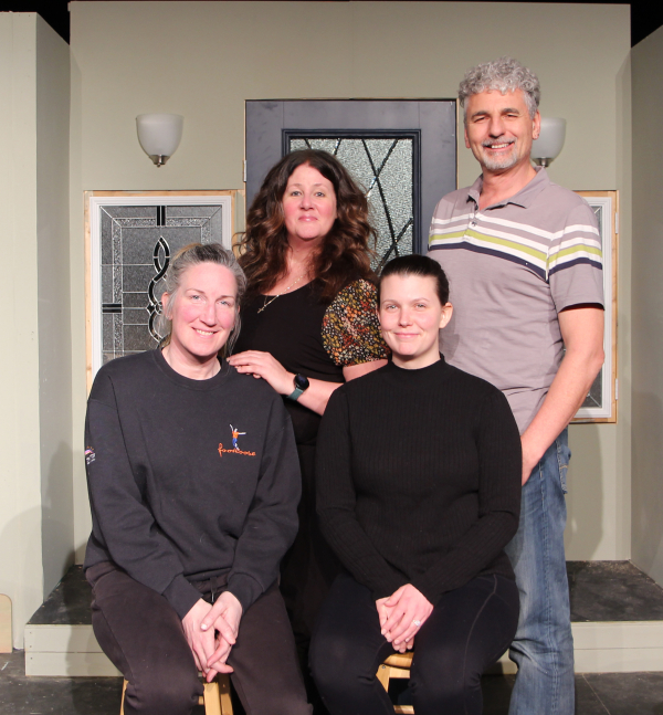 The cast of the ADLIB production “Smarty Pants” have been working hard the last two months to prepare to present the play to the public. It is the first production since 2023’s “Clue” and the first Canadian play in several years. You can catch them at the Boissevain Community Theatre from March 19-22. Back row (L-R): Kimberly Steinke, Merle Neufeld. Front: Andrea Mustard, Sydney Logan.