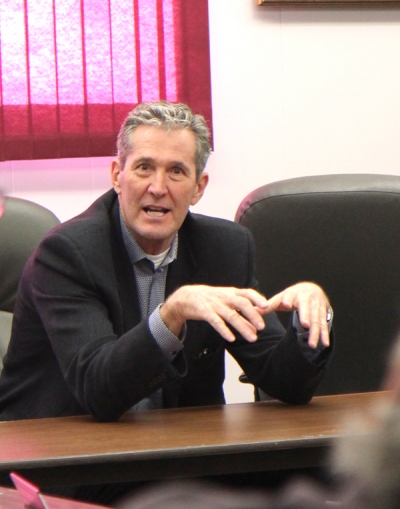 Premier Brian Pallister was at the Boissevain Civic Centre on March 24 to hear concerns regarding the threat of flooding that could occur this spring, especially around the already swollen Whitewater Lake. 