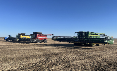 Crops harvested for Del-Win Half Section Fundraiser