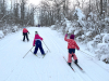 The accumulation of snow this winter has led to great conditions in the Turtle Mountains for Turtle Mountain Nordic ski club. With help from the Provincial Park staff’s grooming efforts, members of the club, like these young skiers, are able to enjoy the season