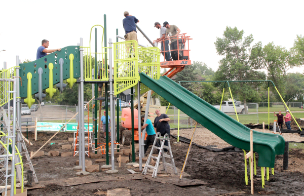 After years of planning and fundraising, the middle years playground was completed in Boissevain in the summer, with a fall grand opening. 